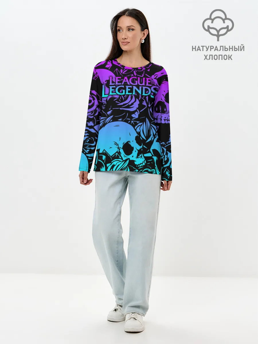 Лонгслив женский. Хлопок / League of Legends