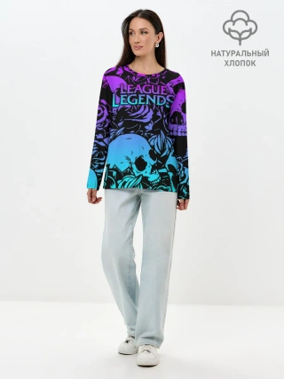 Лонгслив женский. Хлопок / League of Legends