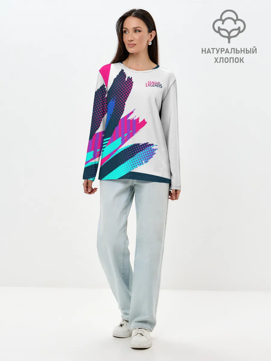 Лонгслив женский. Хлопок / League of Legends