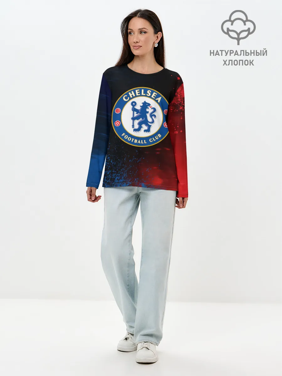 Лонгслив женский. Хлопок / CHELSEA F.C. / ЧЕЛСИ
