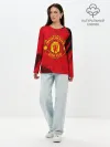Лонгслив женский. Хлопок / MANCHESTER UNITED