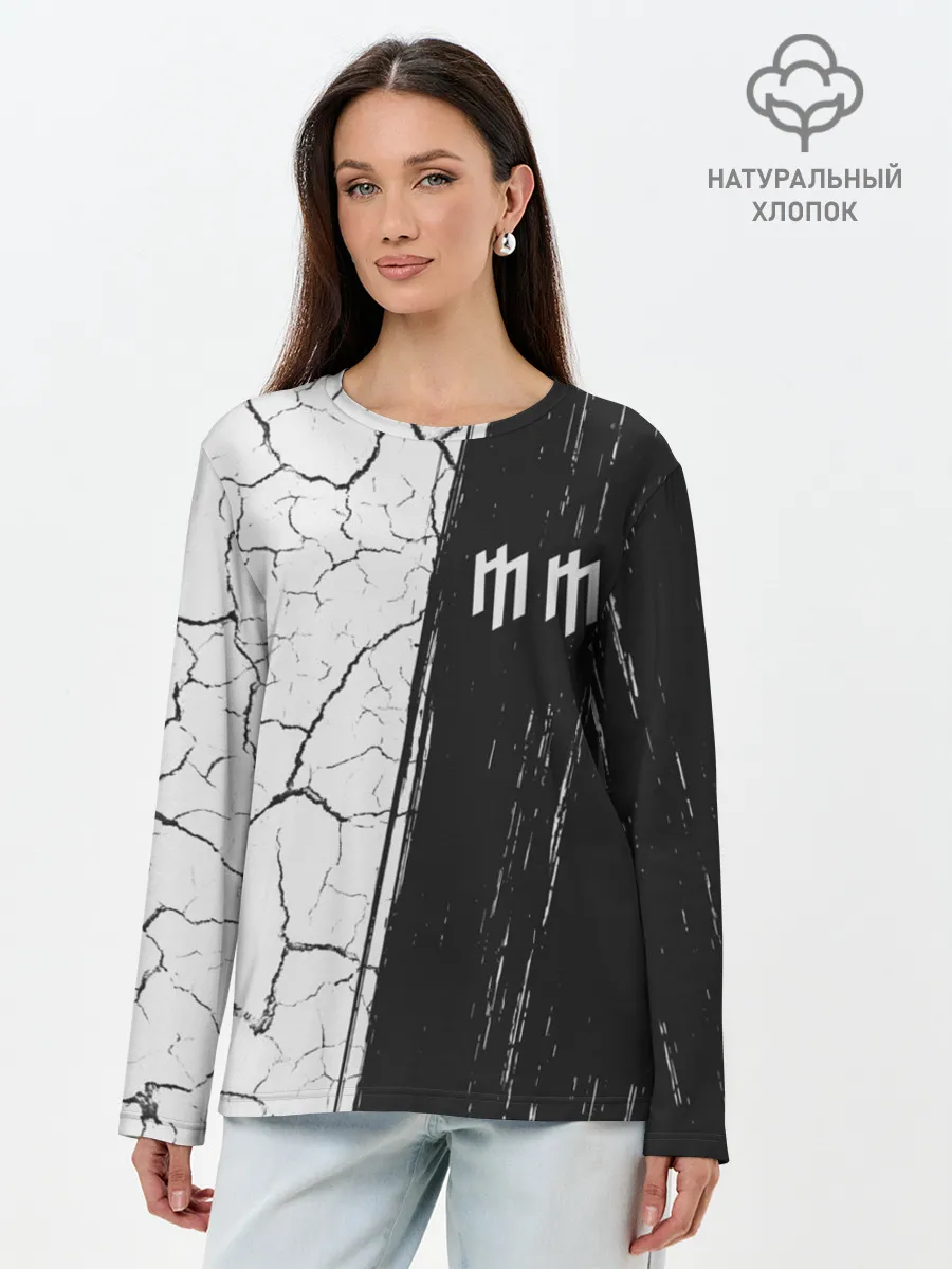 Лонгслив женский. Хлопок / MARILYN MANSON / М. МЭНСОН