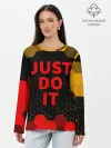 Лонгслив женский. Хлопок / JUST DO IT