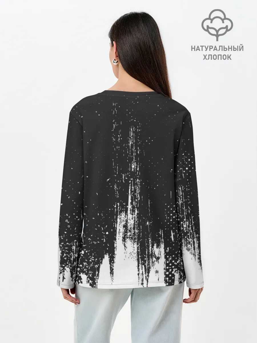 Лонгслив женский. Хлопок / MARILYN MANSON / М. МЭНСОН