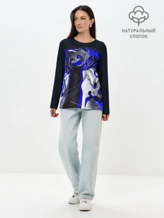 Лонгслив женский. Хлопок / UNDERTALE