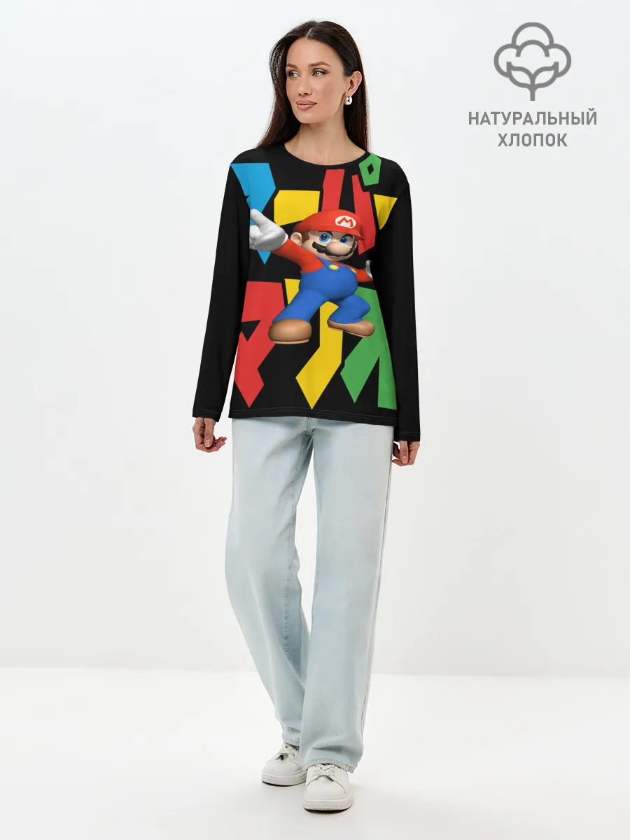 Лонгслив женский. Хлопок / mario