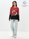 Лонгслив женский. Хлопок / New Jersey Devils