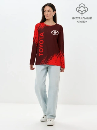 Лонгслив женский. Хлопок / TOYOTA / ТОЙОТА
