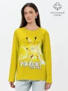 Лонгслив женский. Хлопок / Pikachu Pika Pika