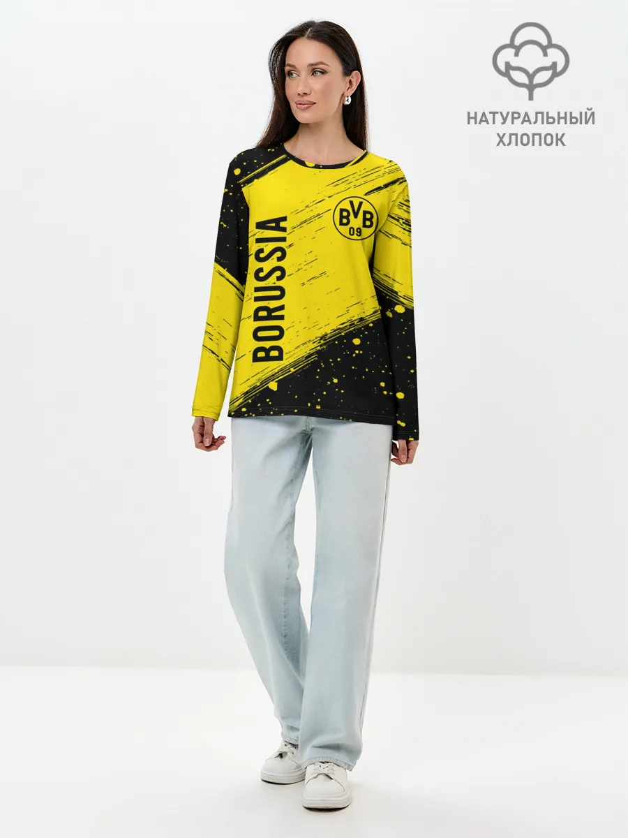 Лонгслив женский. Хлопок / BORUSSIA / Боруссия