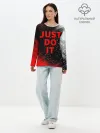 Лонгслив женский. Хлопок / JUST DO IT
