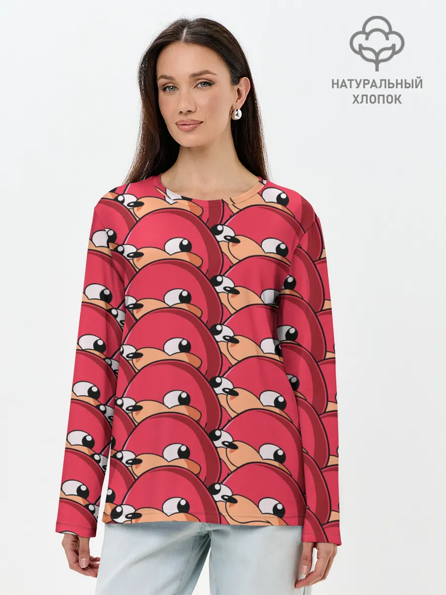 Лонгслив женский. Хлопок / Knuckles