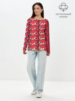 Лонгслив женский. Хлопок / Knuckles