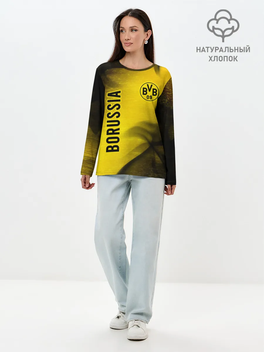 Лонгслив женский. Хлопок / BORUSSIA / Боруссия