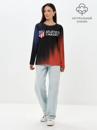 Лонгслив женский. Хлопок / ATLETICO MADRID / Атлетико