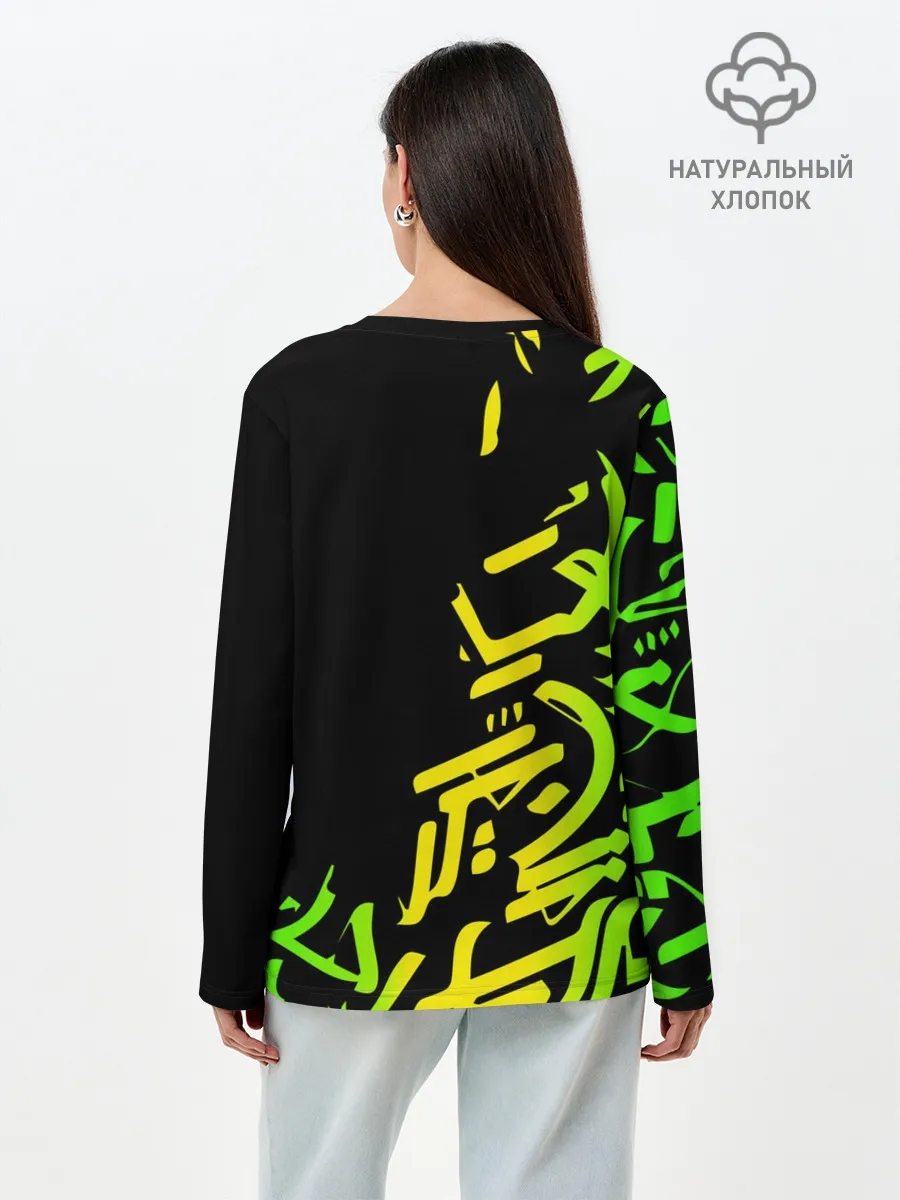 Лонгслив женский. Хлопок / PUBG