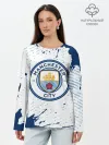 Лонгслив женский. Хлопок / MANCHESTER CITY Манчестер Сити