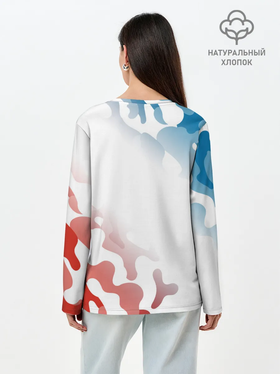 Лонгслив женский. Хлопок / FOOTBALL RUSSIA / Футбол