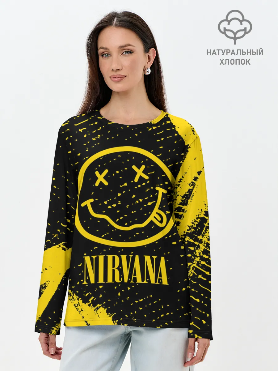 Лонгслив женский. Хлопок / NIRVANA / НИРВАНА