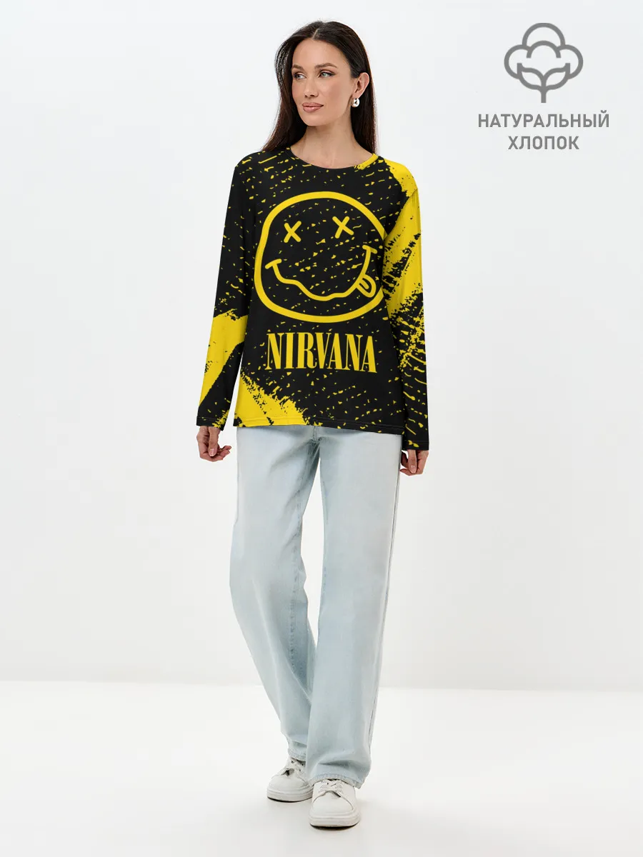 Лонгслив женский. Хлопок / NIRVANA / НИРВАНА