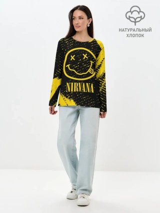 Лонгслив женский. Хлопок / NIRVANA / НИРВАНА