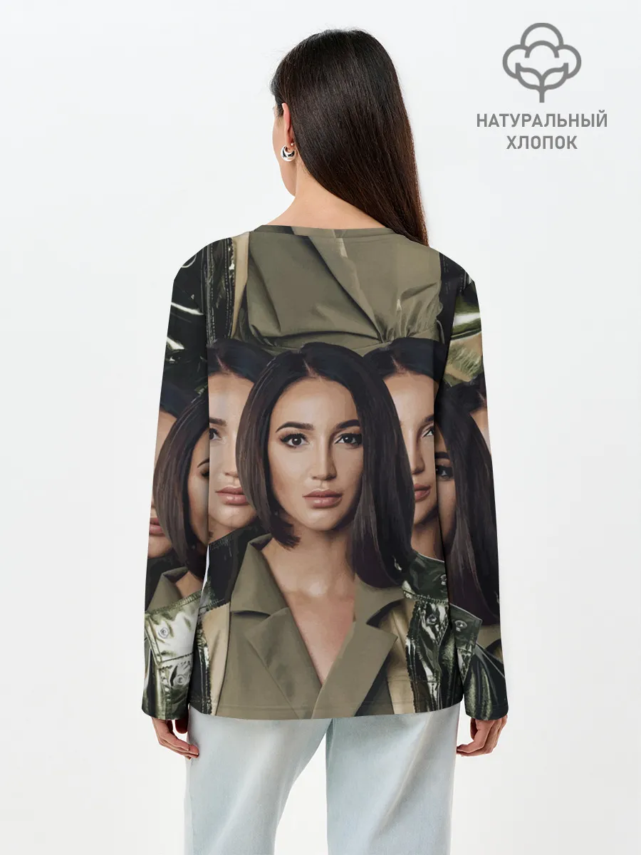 Лонгслив женский. Хлопок / Ольга Бузова