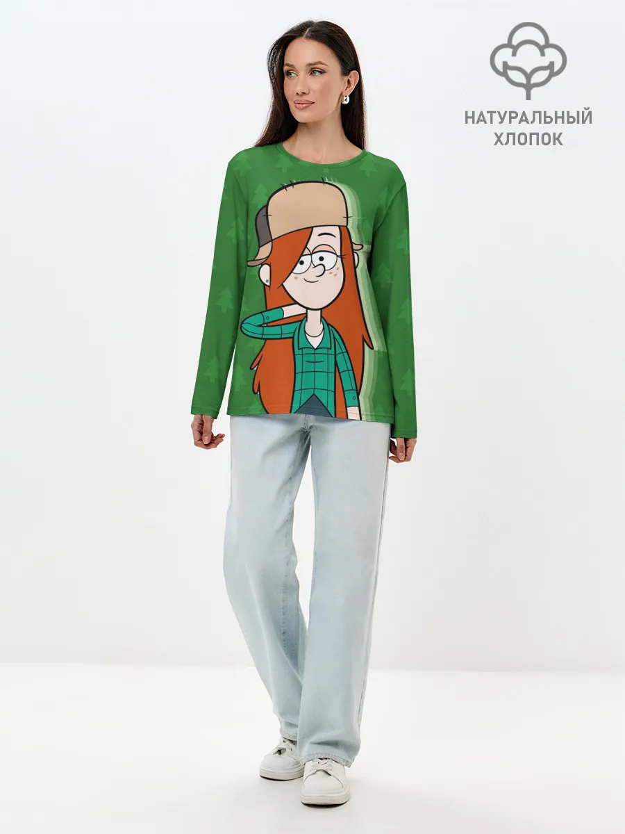 Лонгслив женский. Хлопок / Венди Кордрой