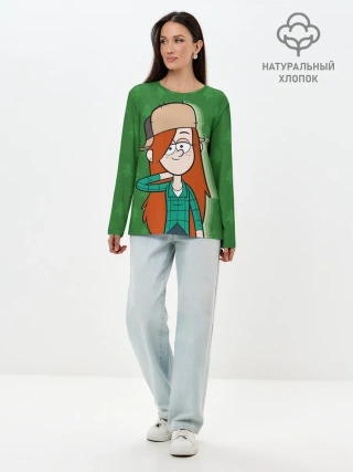 Лонгслив женский. Хлопок / Венди Кордрой