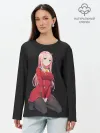 Лонгслив женский. Хлопок / Прекрасная Zero Two