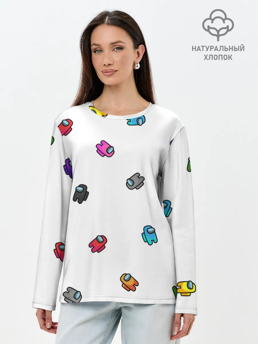 Лонгслив женский. Хлопок / Among Us