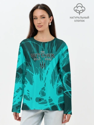 Лонгслив женский. Хлопок / ВЕДЬМАК