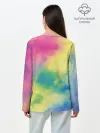 Лонгслив женский. Хлопок / Tie-Dye