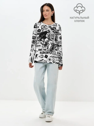 Лонгслив женский. Хлопок / PROGAMER | Все Игры