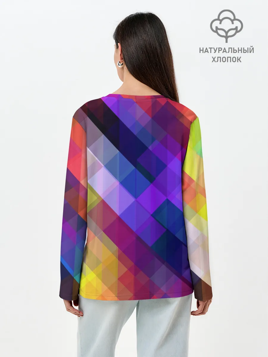 Лонгслив женский. Хлопок / Горен