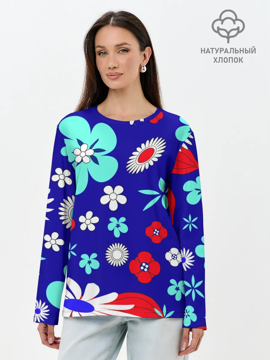 Лонгслив женский. Хлопок / Lorri