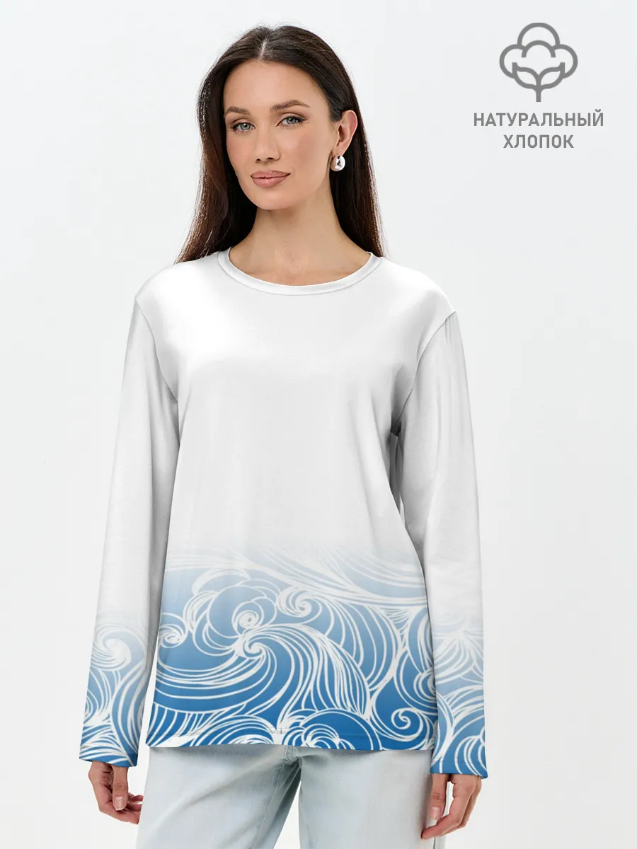 Лонгслив женский. Хлопок / Gintama | Гинтоки