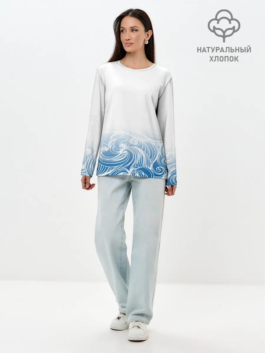 Лонгслив женский. Хлопок / Gintama | Гинтоки