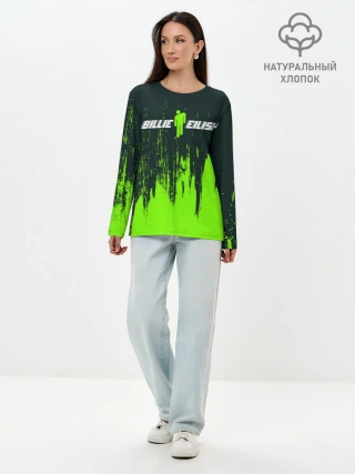 Лонгслив женский. Хлопок / BILLIE EILISH / БИЛЛИ АЙЛИШ