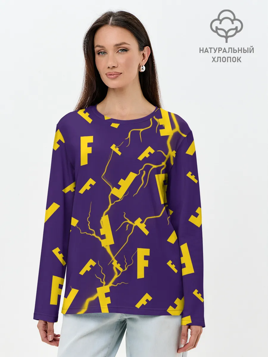 Лонгслив женский. Хлопок / FORTNITE / ФОРТНАЙТ