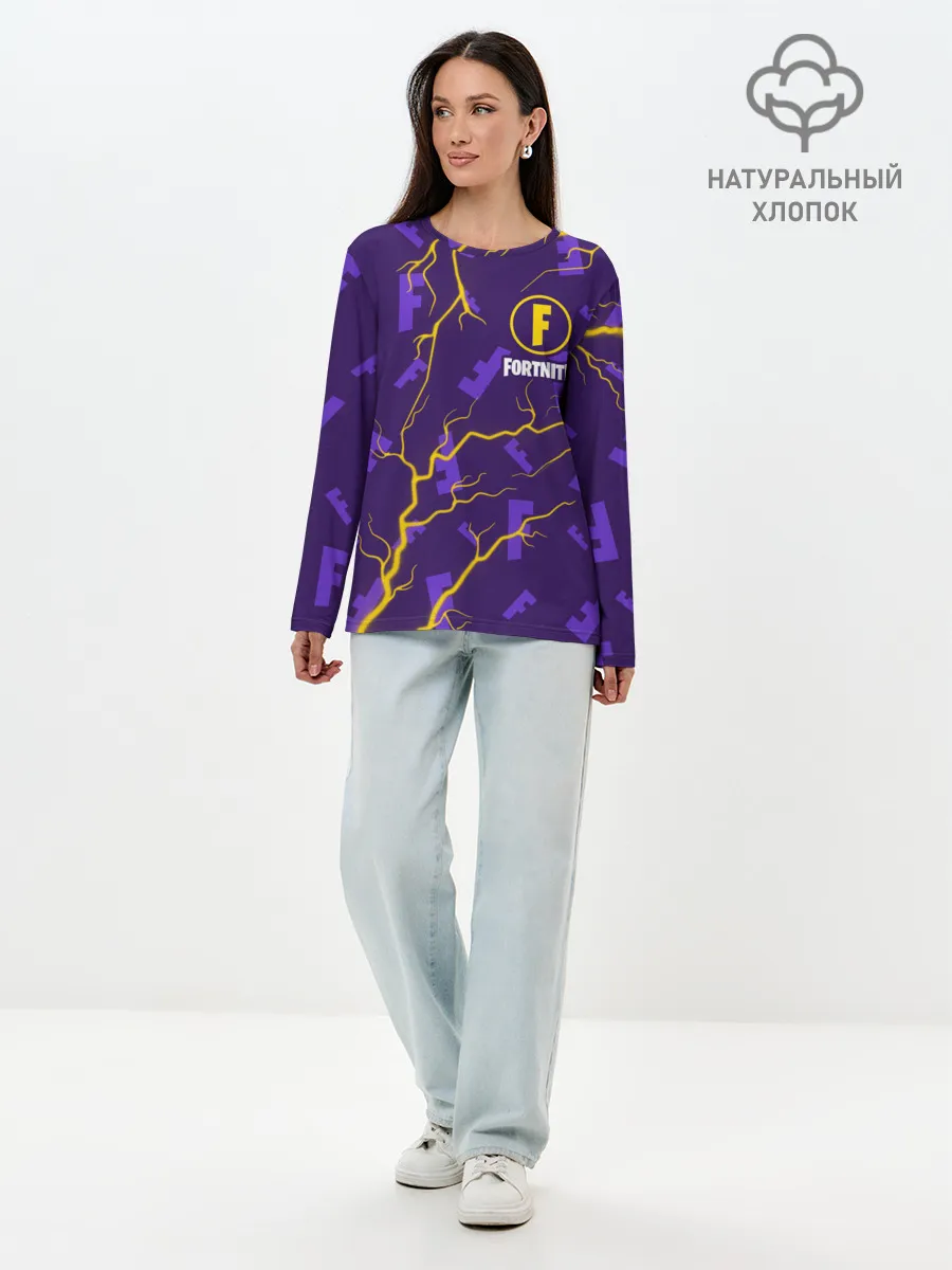 Лонгслив женский. Хлопок / FORTNITE / ФОРТНАЙТ