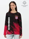 Лонгслив женский. Хлопок / BAYERN MUNCHEN.