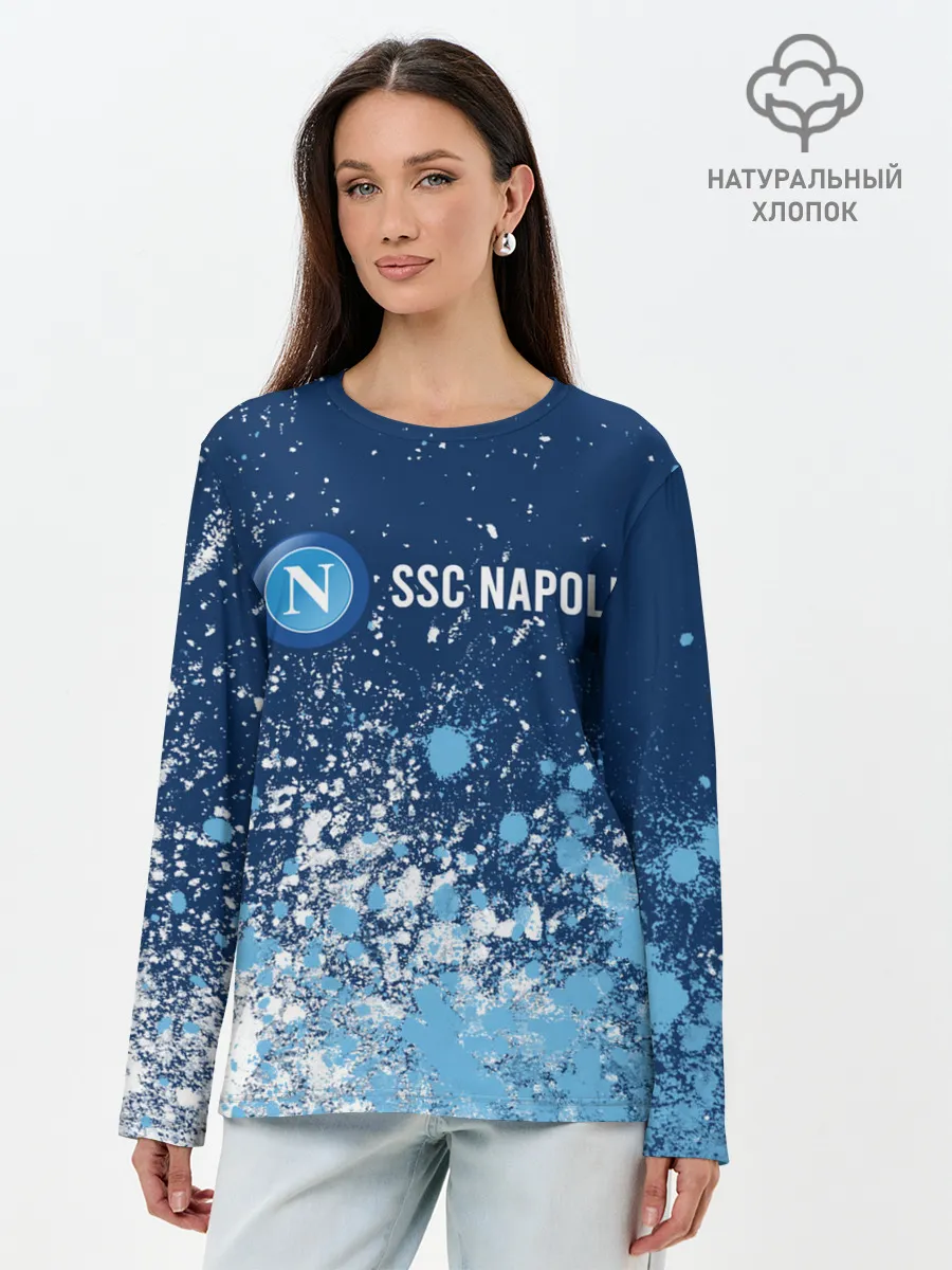 Лонгслив женский. Хлопок / SSC NAPOLI / Наполи