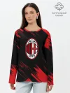 Лонгслив женский. Хлопок / AC MILAN.