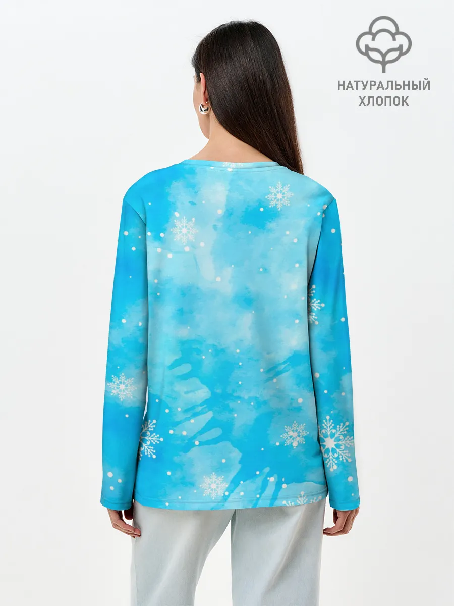 Лонгслив женский. Хлопок / UNDERTALE