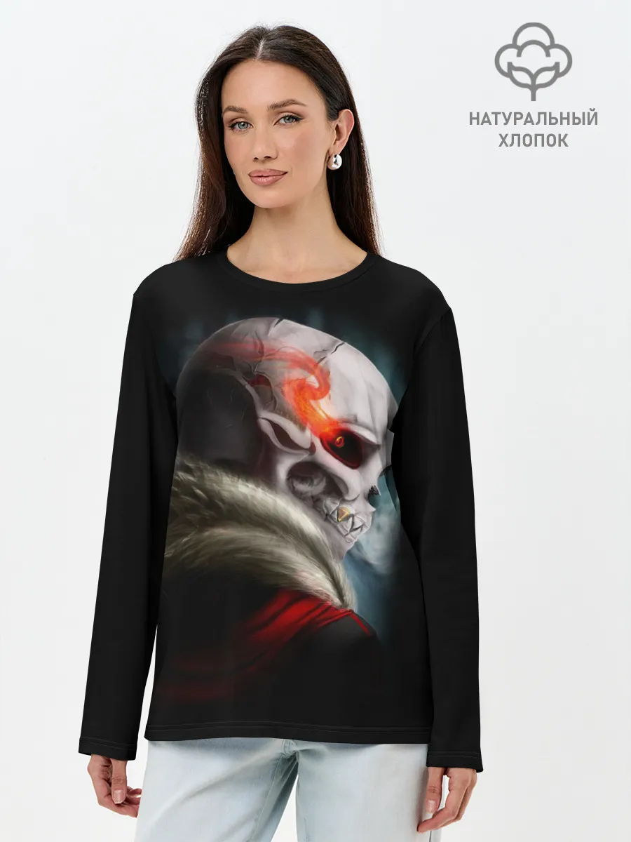 Лонгслив женский. Хлопок / UNDERTALE