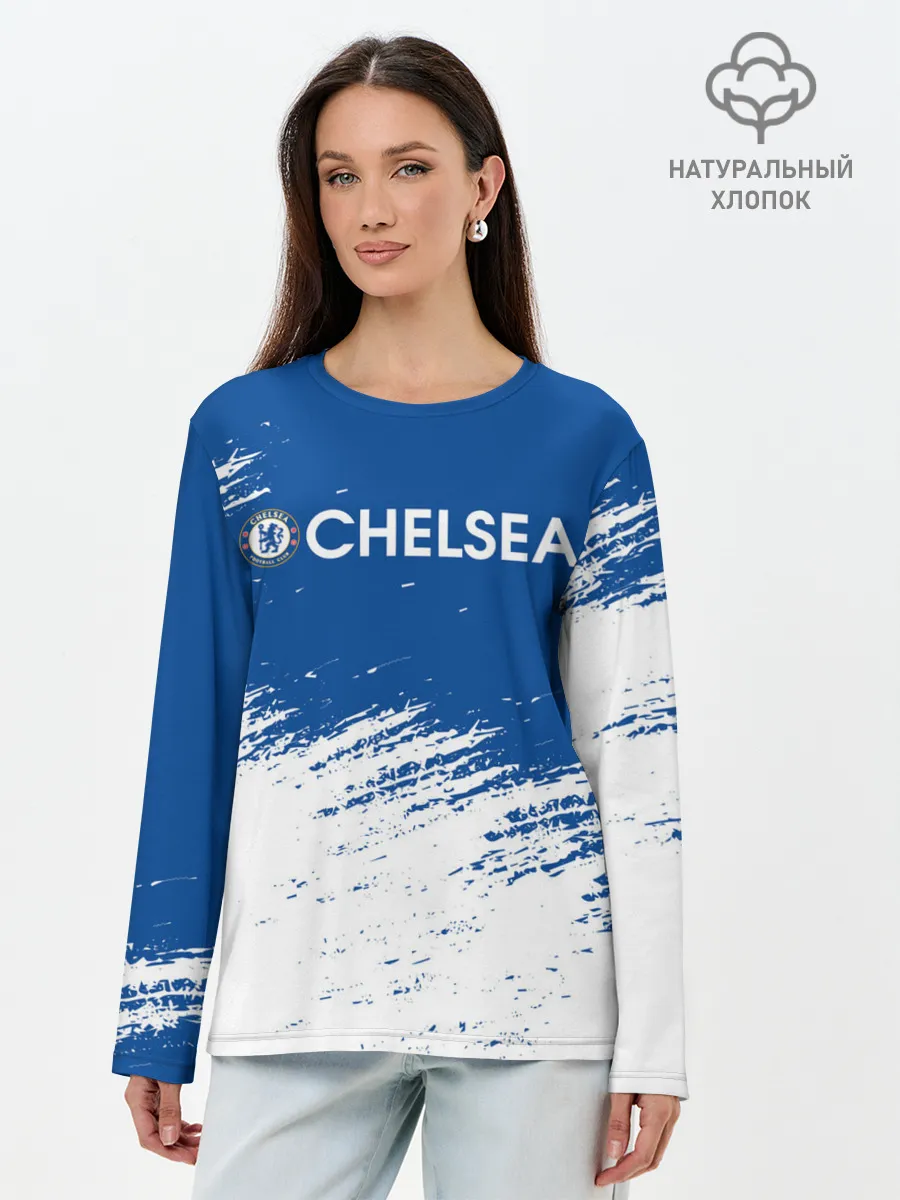 Лонгслив женский. Хлопок / CHELSEA.