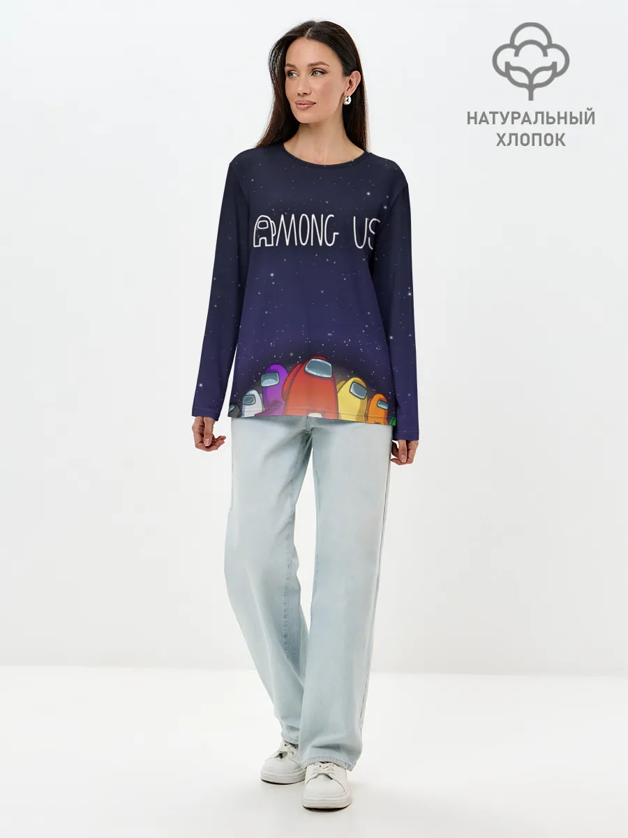 Лонгслив женский. Хлопок / Among Us team