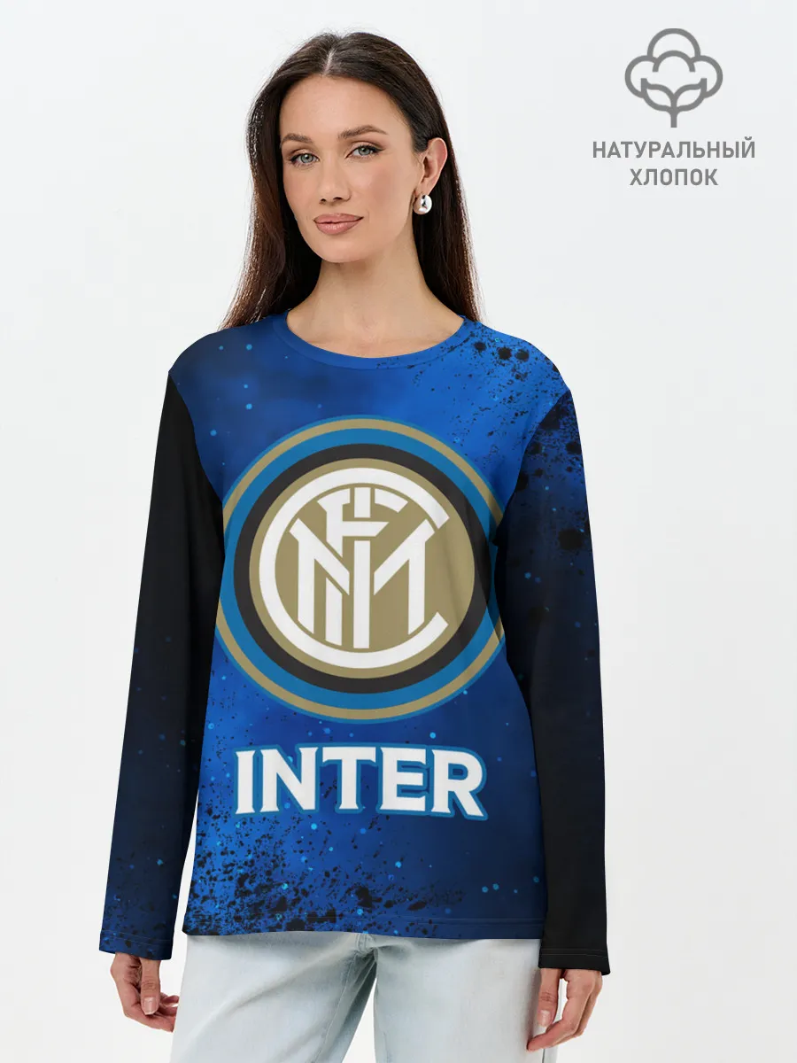 Лонгслив женский. Хлопок / INTER / Интер
