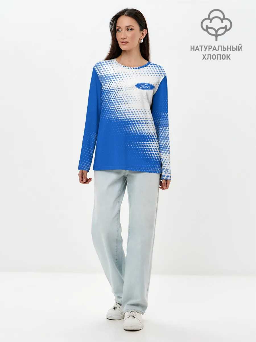 Лонгслив женский. Хлопок / FORD / Форд