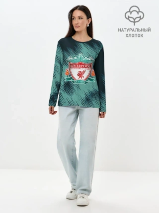 Лонгслив женский. Хлопок / LIVERPOOL